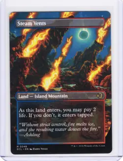 Steam Vents (Borderless) NM Pack Fresh MTG Lorwyn Eclipsed (ECL) (348) - Image 1