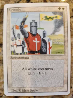 Wizards of the Coast MTG Crusade Revised Edition Uncommon Regular English White - Image 1