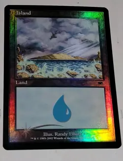 Magic The Gathering Onslaught Island #338/350 Foil Land MTG TCG CCG - Image 1