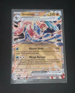 Greninja ex 106/167 GameStop Metal Card Double Rare Full Art Pokemon TCG (EN) - Image 1