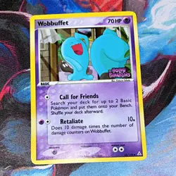 Wobbuffet Pokemon Holon Phantoms #56/110 Uncommon Reverse Holo Stamp 2006 - Image 1