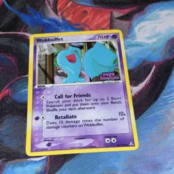 Wobbuffet Pokemon Holon Phantoms #56/110 Uncommon Reverse Holo Stamp 2006 - Image 2