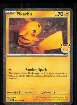 Pikachu Pokemon Day 2026 051/162 Holo Miscellaneous Cards & Products Pokemon NM - Image 1