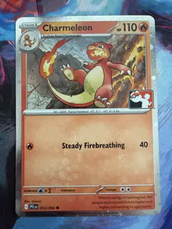 Charmeleon 012/094 NM Cosmos Holo Play Stamp Prize Pack Series 9 Pokemon TCG - Image 1