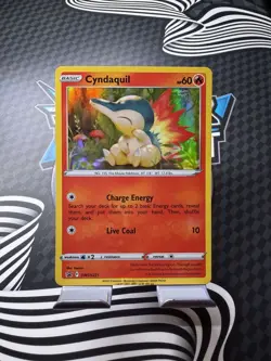 Cyndaquil SWSH221 Sword & Shield Promo Holo - Pokemon TCG DMG - Image 1