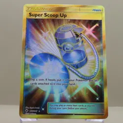 Super Scoop Up Pokemon TCG Sun And Moon Burning Shadows 166/147 Secret Rare - Image 1