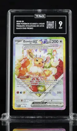 TAG 9 Eevee ex #174 S&V Promo 2025 English Pokemon - Image 1