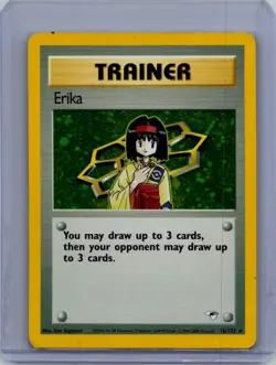 Pokemon TCG GYM Erika Holo Rare - Image 1