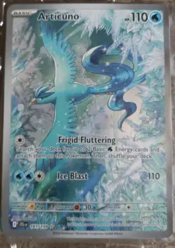 Pokemon Articuno Illustration Rare 161/159 SV09: Journey Together Holofoil NM - Image 1