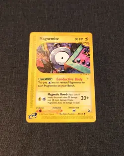 Magnemite 91/147 Aquapolis Pokemon TCG - Image 2