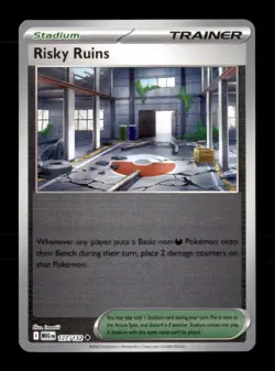 Risky Ruins 127/132 Uncommon Mega Evolution Pokemon Reverse Holo Near Mint - Image 1