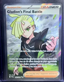 Gladion's Final Battle 108/084 - Pitch Black Ultra Rare Pikachu Top Loader NM - Image 1