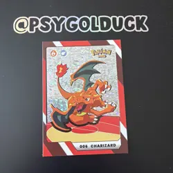 2025 Pokemon Kanto Full House - Silver Holo - Charizard #006 B12 - Image 1