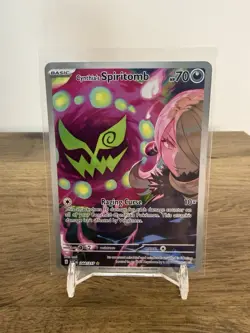 Pokemon TCG Cynthia’s Spiritomb 244/217 Ascended Hero’s Illustration Rare - Image 1