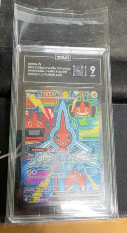 Pokemon Rotom EX Phantasmal Flames Special Illustration Rare 126/094 TAG 9 - Image 1