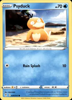 Psyduck 024/203 Pokemon Evolving Skies Common NM - Image 1