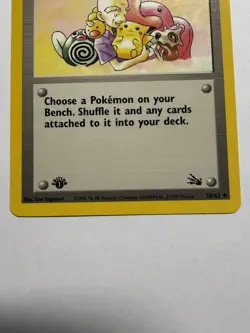 X2 PERFECT WOTC Mr. Fuji 58/62 Fossil 1st Edition English 1999 - Image 4