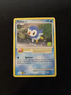 Pokemon - Piplup - 72/100 - Countdown Calendar Snowflake Stamped - VLP - Image 1