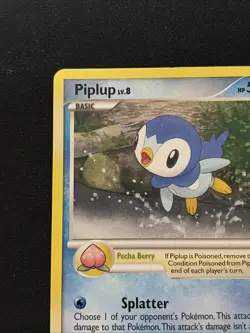 Pokemon - Piplup - 72/100 - Countdown Calendar Snowflake Stamped - VLP - Image 2