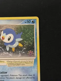 Pokemon - Piplup - 72/100 - Countdown Calendar Snowflake Stamped - VLP - Image 3