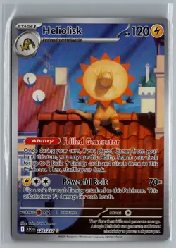 Heliolisk 229/217 Illustration Rare Ascended Heroes Pokemon Holo Near Mint - Image 1