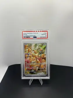 Pokemon Twilight Masquerade Eevee 188/167 PSA 10 Illustration Rare - Image 1