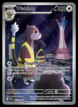 Watchog 097/086 Holo Illustration Rare Chaos Rising Pokemon Near Mint - Image 1