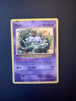 Pokemon TCG 2016 Evolutions Mew 53/108 Holo Lily Pad MP - Image 1