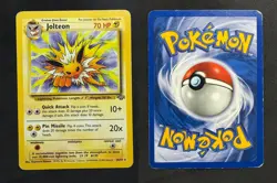 POKEMON UNGRADED JOLTEON 20/64 R WOTC JUNGLE UNLIMITED HP NON HOLO PKM-250 - Image 1