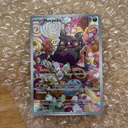 Morpeko Illustration Rare Paradox Rift 206/182 Pokemon NM+ Condition - Image 3