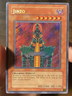 Jinzo Holo BPT-011 Yu-Gi-Oh! TCG 1996 Rare Card HP - Image 1
