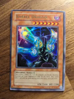 Yu-Gi-Oh! Barrel Dragon MRD-126 Unlimited Ultra Rare OG Print LP - Image 1