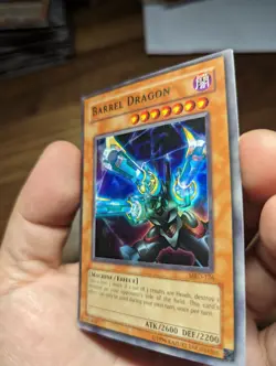 Yu-Gi-Oh! Barrel Dragon MRD-126 Unlimited Ultra Rare OG Print LP - Image 3