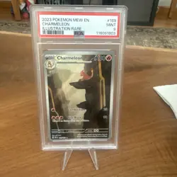 POKEMON 2023 Mew En 151 Illustration Rare Full Art CHARMELEON #169 PSA 9 Mint - Image 1