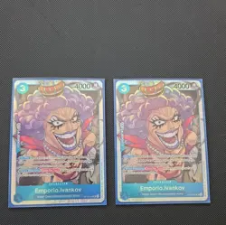 2x Emporio.Ivankov ST12-010 - One Piece TCG English NM Blue Green Luffy - Image 1