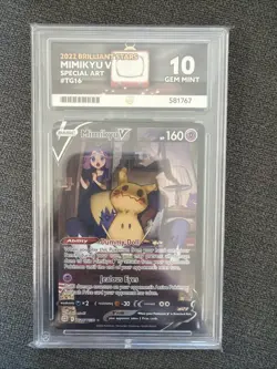 Pokemon TCG Mimikyu V TG16/TG30 Brilliant Stars Ace 10 - Image 1