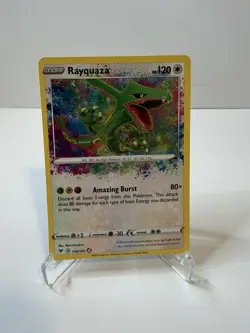 Pokemon TCG Rayquaza Swsh04 Vivid Voltage Amazing Rare Holo 138/185 Basic 2020 - Image 1