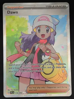 Dawn 118/094 Near Mint Phantasmal Flames Ultra Rare Pokemon - Image 1