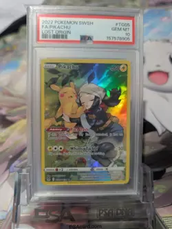 PSA 10 Pikachu Lost Origin Trainer Gallery TG05/TG30 Pokemon card - Image 1