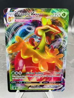 Pokemon Flapple VMAX 019/163 Battle Styles Ultra Rare Full Art Holo NM - Image 1
