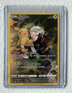 Pokemon TCG Pikachu TG05/TG30 Lost Origin Trainer Gallery Holo Ultra Rare EN - Image 1