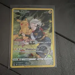 Pokemon TCG Pikachu TG05/TG30 Lost Origin Trainer Gallery Ultra Rare Holo 60HP - Image 1