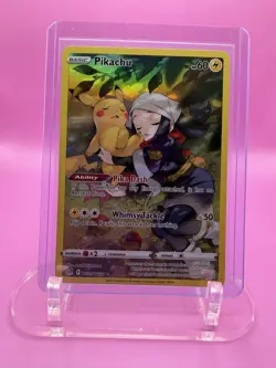 POKEMON Pikachu TG05/TG30 Swsh11: Lost Origin Trainer Gallery Holo IR Full Art - Image 1