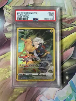 Pikachu Pokemon Lost Origin Trainer Gallery TG05/TG30 PSA 9 - Image 1