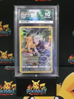 Pokemon Pikachu TG05/TG30 Lost Origin Trainer Gallery Illustration Rare ACE 10 - Image 1