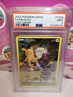 Pikachu Pokemon Lost Origin Trainer Gallery TG05/TG30 PSA 9 - Image 1