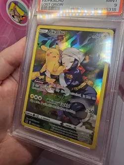 Pikachu Pokemon Lost Origin Trainer Gallery TG05/TG30 PSA 9 - Image 3