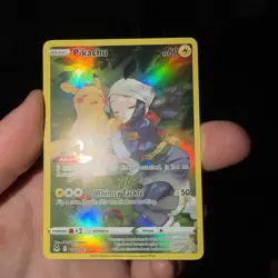 Pokemon Pikachu TG05/TG30 Lost Origin Trainer Gallery Ultra Rare Holo - Image 1