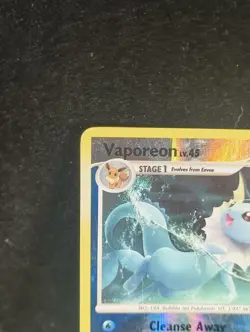 Vaporeon 34/100 Majestic Dawn Reverse Holo Pokemon Card - Image 2