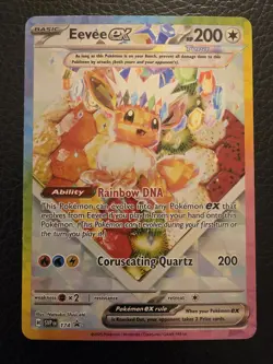 Pokemon Eevee ex 174 Sv: Scarlet & Violet Promo Cards Holo Promo EX 200 HP EN - Image 1